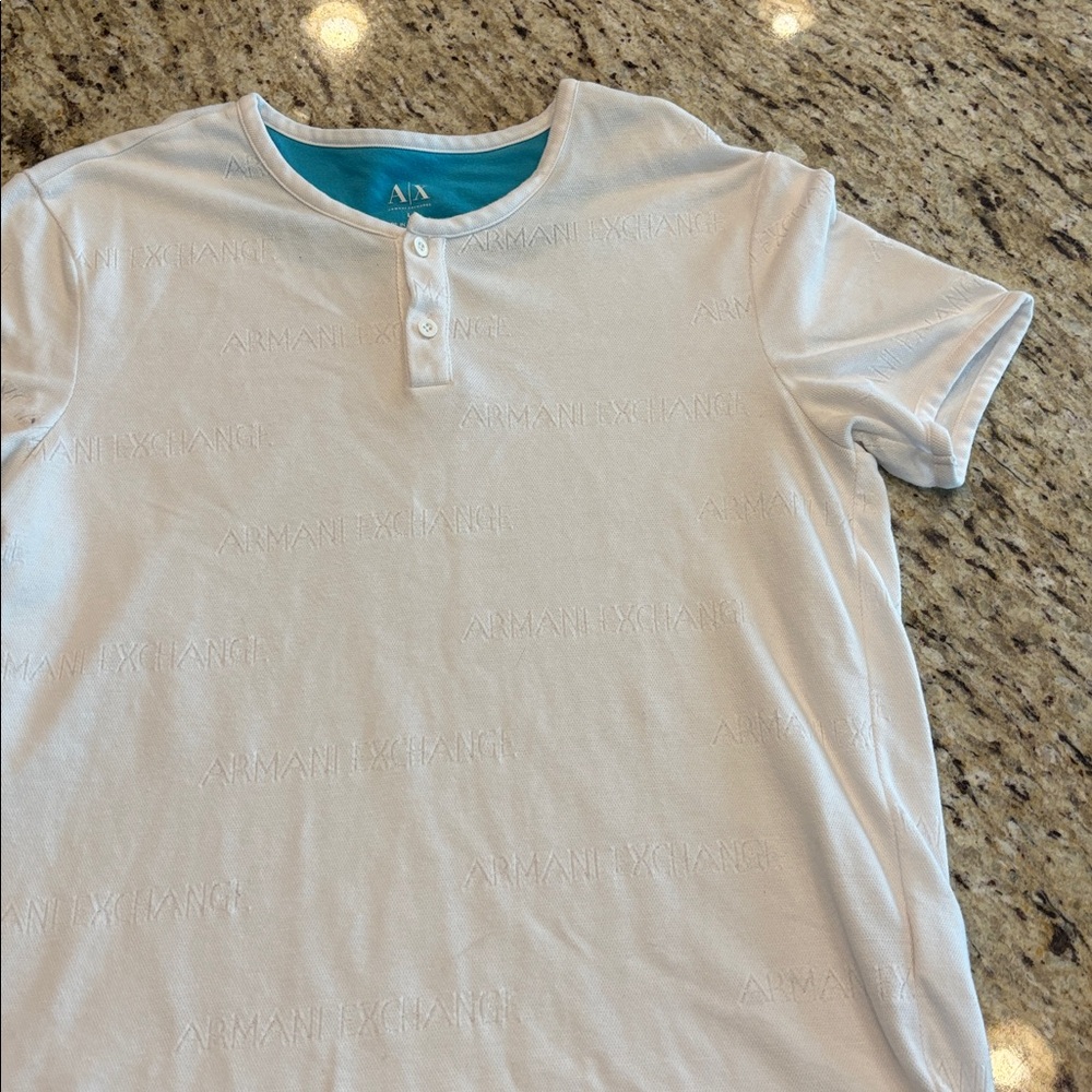 Armani Exchange Elegant white top.